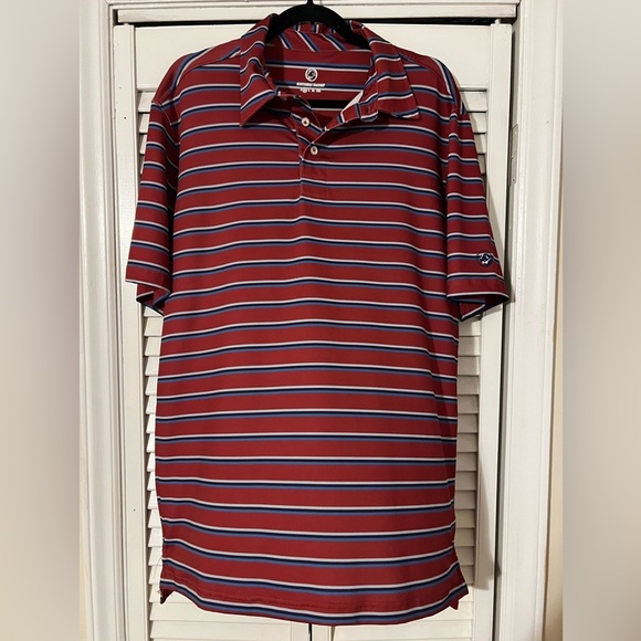 Men’s Striped Southern Proper Polo - Picture 1 of 8